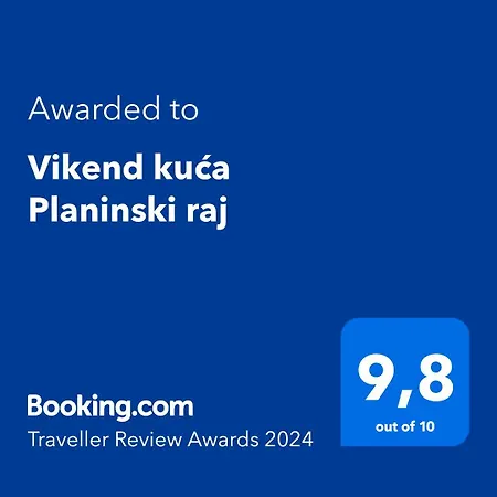 Holiday home Vikend Kuca Planinski Raj